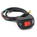 Maxbell Motorcycle Bike Handlebar Connector ATV Kill Stop Switch Light ON OFF Button