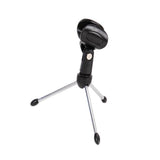 Maxbell Mini Foldable Desktop Tabletop Tripod Microphone Mic Clip Stand Holder