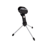 Maxbell Mini Foldable Desktop Tabletop Tripod Microphone Mic Clip Stand Holder