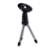 Maxbell Mini Foldable Desktop Tabletop Tripod Microphone Mic Clip Stand Holder