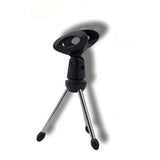 Maxbell Mini Foldable Desktop Tabletop Tripod Microphone Mic Clip Stand Holder