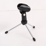 Maxbell Mini Foldable Desktop Tabletop Tripod Microphone Mic Clip Stand Holder