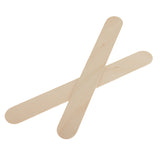 Maxbell 50pcs Disposable Wax Spatula Body Hair Removal Waxing Stick Wooden Tongue Depressor Applicator