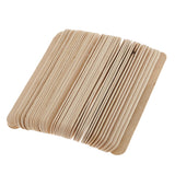 Maxbell 50pcs Disposable Wax Spatula Body Hair Removal Waxing Stick Wooden Tongue Depressor Applicator