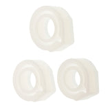 Maxbell 3Pieces Mixed Size Ring Mold Clear Jewelry Resin Casting for DIY Craft Making