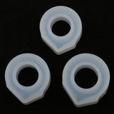 Maxbell 3Pieces Mixed Size Ring Mold Clear Jewelry Resin Casting for DIY Craft Making