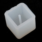 Maxbell 3 Pieces Assorted Size Square Shape Silicone Pendant for Resin Casting DIY Molds Jewelry Making Tools