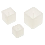 Maxbell 3 Pieces Assorted Size Square Shape Silicone Pendant for Resin Casting DIY Molds Jewelry Making Tools