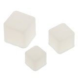 Maxbell 3 Pieces Assorted Size Square Shape Silicone Pendant for Resin Casting DIY Molds Jewelry Making Tools