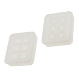 Maxbell 2Pieces Assorted Silicone DIY Bead Mold Round Square Shape for Jewelry Making Hand Craft Too