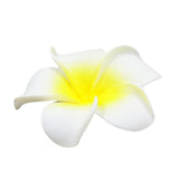 Maxbell 20 Pieces Assorted Size Foam Artificial Flower Plumeria Rubra Wedding Decoration Embellishments for Crafts