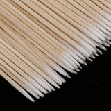 Maxbell 100pcs/set Microblading Tattoo Supply Cotton Swabs Pointed Q-Tips Makeup Cosmetic Applicator 10cm