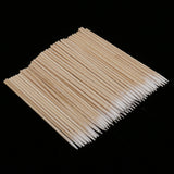 Maxbell 100pcs/set Microblading Tattoo Supply Cotton Swabs Pointed Q-Tips Makeup Cosmetic Applicator 10cm