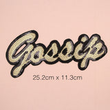 Maxbell 5pcs Mixed Shape Sequins Sew On Patch Badge Embroidered Cloth Fabric Applique DIY