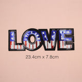 Maxbell 5pcs Mixed Shape Sequins Sew On Patch Badge Embroidered Cloth Fabric Applique DIY