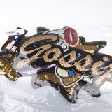 Maxbell 5pcs Mixed Shape Sequins Sew On Patch Badge Embroidered Cloth Fabric Applique DIY