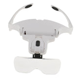 Maxbell 5 Lens Headset Magnifying Glass LED Lamp for Eyelash Extension Microblading