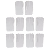 Maxbell 10 Pieces Reusable Digital TENS Machine Replacement Electrode Pads Self-Adhesive