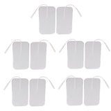 Maxbell 10 Pieces Reusable Digital TENS Machine Replacement Electrode Pads Self-Adhesive