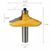 Maxbell 1/2inch Shank Roman Ogee Edging Router Bit Woodworking Chisel Cutting Tool