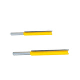 Maxbell 2Pieces 2'' and 2-1/2'' Extra Long Cutting Router Bit 1/4'' Straight Shank Cutter Professional Tools