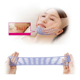 Maxbell Breathable Comfortable Chin Cheek Lift Up V Face Slimming Mask Ultra-thin Belt Silicone Strap Band Beauty for Women