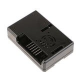 Maxbell ABS Protective Case Box with Cooling Fan for Raspberry Pi 3 Model B Black