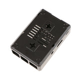 Maxbell ABS Protective Case Box with Cooling Fan for Raspberry Pi 3 Model B Black