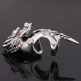 Maxbell Fashion Dragon Head Rings Punk Rock Style Party Rings Men Aolly Ring Jewelry