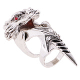 Maxbell Fashion Dragon Head Rings Punk Rock Style Party Rings Men Aolly Ring Jewelry