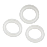 Maxbell 3 Pieces Assorted Clear Silicone Round Mold For Bracelet Jewelry Making Tool