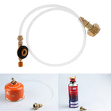 Maxbell Outdoor Gas Propane Tank Refill Adapter Flat Cylinder Adaptor Coupler Inflatable Valve - Camping Stove Burner Picnic BBQ Kit