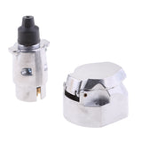 Maxbell 7 Pin Metal Trailer Plug & Socket Caravan Towbar Wiring Towing Electrics