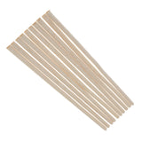 Maxbell 5 Pieces Balsa Wood Semi Circle Sticks Strips for Model DIY Crafts 10x12mm