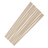 Maxbell 5 Pieces Balsa Wood Semi Circle Sticks Strips for Model DIY Crafts 10x12mm