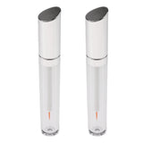 Maxbell 2pcs 5ml Refillable Empty Clear Acrylic Eyeliner Vials Tube Eyelash Growth Oil /Mascara/ Eye Gloss Liquid Bottle Container With Brush - Makeup Eyelash Glue Tube