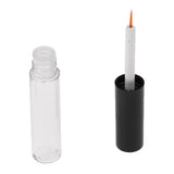 Maxbell 2pcs 4ml Refillable Empty Clear Acrylic Eyeliner Vials Tube Eyelash Growth Oil /Mascara/ Eye Gloss Liquid Bottle Container With Brush - Makeup Eyelash Glue Tube