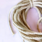 Maxbell 10 Meters Cotton Rope Braided Twisted Cord Twine String for DIY Craft Wedding Supplies 5mm