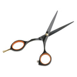Maxbell Heavy Duty Stainless Steel Black Professional Barber Salon Hair Cutting Scissors Haircuts Styling Shears Hairdressing Comfort Grip 5.5"