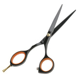 Maxbell Heavy Duty Stainless Steel Black Professional Barber Salon Hair Cutting Scissors Haircuts Styling Shears Hairdressing Comfort Grip 5.5"