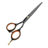 Maxbell Heavy Duty Stainless Steel Black Professional Barber Salon Hair Cutting Scissors Haircuts Styling Shears Hairdressing Comfort Grip 5.5"