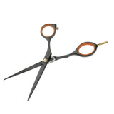 Maxbell Heavy Duty Stainless Steel Black Professional Barber Salon Hair Cutting Scissors Haircuts Styling Shears Hairdressing Comfort Grip 5.5"