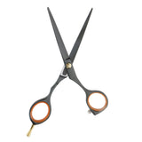 Maxbell Heavy Duty Stainless Steel Black Professional Barber Salon Hair Cutting Scissors Haircuts Styling Shears Hairdressing Comfort Grip 5.5"