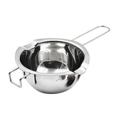 Maxbell Kitchen Craft Stainless Steel Chocolate Cheese Melting Pot / Pan Bowl Silver