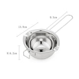 Maxbell Kitchen Craft Stainless Steel Chocolate Cheese Melting Pot / Pan Bowl Silver