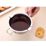 Maxbell Kitchen Craft Stainless Steel Chocolate Cheese Melting Pot / Pan Bowl Silver