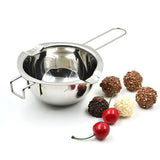 Maxbell Kitchen Craft Stainless Steel Chocolate Cheese Melting Pot / Pan Bowl Silver