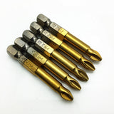 Maxbell 5pcs S2 Hex Shank Quick Release Magnetic Screwdriver Extension Bit Holders