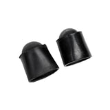 Maxbell Set of 2 Black Silicone Cover Pretect for Snooker Pool Cue Bottom