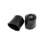 Maxbell Set of 2 Black Silicone Cover Pretect for Snooker Pool Cue Bottom